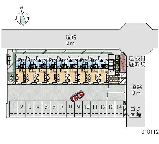 ★手数料０円★守谷市薬師台　月極駐車場（LP）